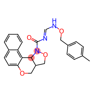 N-({[(4-methylbenzyl)oxy]amino}methylene)-3a,11c-dihydro-3H-benzo[5,6]chromeno[4,3-c]isoxazole-1(4H)-carboxamide