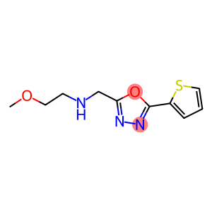 N-(2-methoxyethyl)-N-[(5-thien-2-yl-1,3,4-oxadiazol-2-yl)methyl]amine