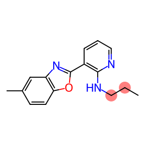 N-[3-(5-methyl-1,3-benzoxazol-2-yl)-2-pyridinyl]-N-propylamine