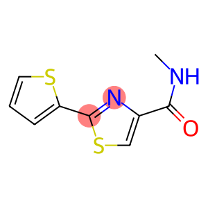 N-methyl-2-(2-thienyl)-1,3-thiazole-4-carboxamide