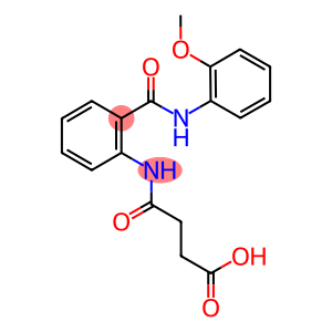 N-[2-(2-METHOXY-PHENYLCARBAMOYL)-PHENYL]-SUCCINAMIC ACID