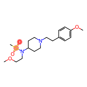 N-(2-METHOXYETHYL)-N-(1-[2-(4-METHOXYPHENYL)ETHYL]PIPERIDIN-4-YL)METHANESULFONAMIDE