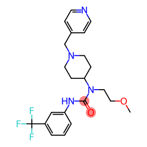 N-(2-METHOXYETHYL)-N-[1-(PYRIDIN-4-YLMETHYL)PIPERIDIN-4-YL]-N'-[3-(TRIFLUOROMETHYL)PHENYL]UREA
