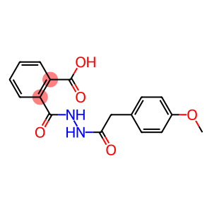 2-(N'-[2-(4-METHOXY-PHENYL)-ACETYL]-HYDRAZINOCARBONYL)-BENZOIC ACID