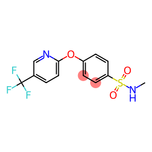 N-Methyl-4-{[5-(trifluoromethyl)pyridin-2-yl]oxy}benzenesulphonamide