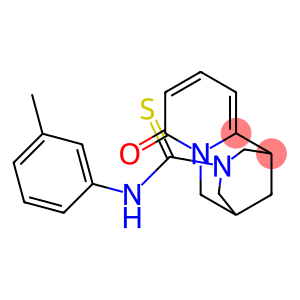 N-(3-METHYLPHENYL)-8-OXO-1,5,6,8-TETRAHYDRO-2H-1,5-METHANOPYRIDO[1,2-A][1,5]DIAZOCINE-3(4H)-CARBOTHIOAMIDE