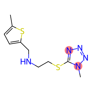 N-(2-((1-METHYL-1H-TETRAZOL-5-YL)THIO)ETHYL)-N-((5-METHYLTHIEN-2-YL)METHYL)AMINE