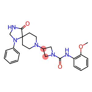 N-(2-METHOXYPHENYL)-3-(4-OXO-1-PHENYL-1,3,8-TRIAZASPIRO[4.5]DEC-8-YL)AZETIDINE-1-CARBOXAMIDE