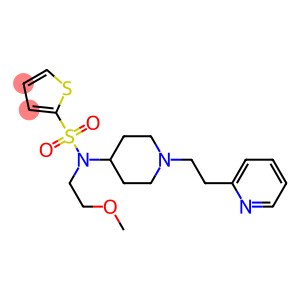 N-(2-METHOXYETHYL)-N-[1-(2-PYRIDIN-2-YLETHYL)PIPERIDIN-4-YL]THIOPHENE-2-SULFONAMIDE
