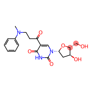 5-(3-(N-methylphenylamino)propanoyl)-2'-deoxyuridine