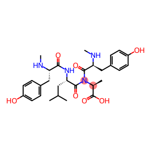 N-methyltyrosyl-N-methyltyrosyl-leucyl-alanine