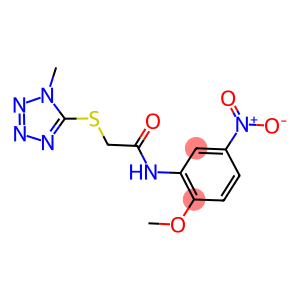 N-(2-METHOXY-5-NITROPHENYL)-2-[(1-METHYL-1H-1,2,3,4-TETRAAZOL-5-YL)SULFANYL]ACETAMIDE