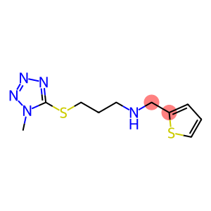 N-(3-((1-METHYL-1H-TETRAZOL-5-YL)THIO)PROPYL)-N-(THIEN-2-YLMETHYL)AMINE