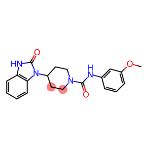 N-(3-METHOXYPHENYL)-4-(2-OXO-2,3-DIHYDRO-1H-BENZIMIDAZOL-1-YL)PIPERIDINE-1-CARBOXAMIDE