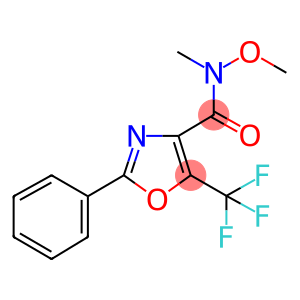 N-METHOXY-N-METHYL-2-PHENYL-5-(TRIFLUOROMETHYL)-OXAZOLE-4-CARBOXAMIDE