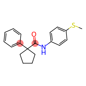 N-(4-METHYLTHIOPHENYL)(PHENYLCYCLOPENTYL)FORMAMIDE