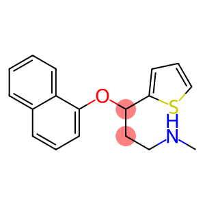 (+)-N-METHYL-3-(1-NAPHTHYLOXY)-3-(2-THIENYL)PROPANAMINE