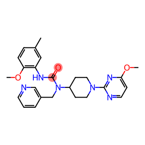 N'-(2-METHOXY-5-METHYLPHENYL)-N-[1-(4-METHOXYPYRIMIDIN-2-YL)PIPERIDIN-4-YL]-N-(PYRIDIN-3-YLMETHYL)UREA