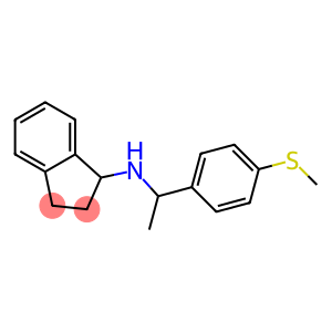 N-{1-[4-(methylsulfanyl)phenyl]ethyl}-2,3-dihydro-1H-inden-1-amine