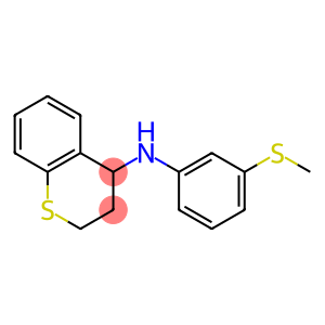 N-[3-(methylsulfanyl)phenyl]-3,4-dihydro-2H-1-benzothiopyran-4-amine