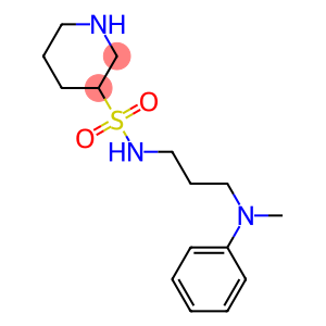 N-{3-[methyl(phenyl)amino]propyl}piperidine-3-sulfonamide