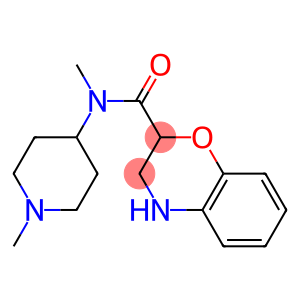 N-methyl-N-(1-methylpiperidin-4-yl)-3,4-dihydro-2H-1,4-benzoxazine-2-carboxamide