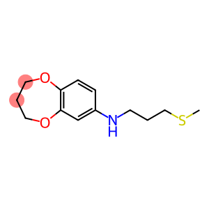 N-[3-(methylsulfanyl)propyl]-3,4-dihydro-2H-1,5-benzodioxepin-7-amine