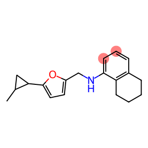 N-{[5-(2-methylcyclopropyl)furan-2-yl]methyl}-5,6,7,8-tetrahydronaphthalen-1-amine