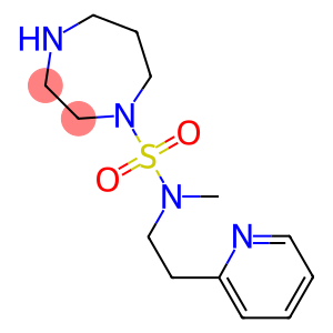 N-methyl-N-[2-(pyridin-2-yl)ethyl]-1,4-diazepane-1-sulfonamide