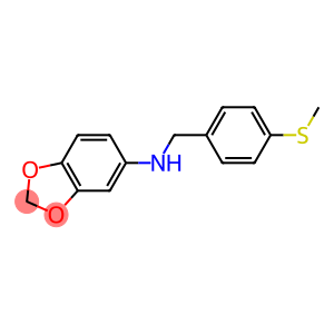 N-{[4-(methylsulfanyl)phenyl]methyl}-2H-1,3-benzodioxol-5-amine