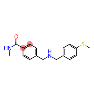 N-methyl-4-[({[4-(methylsulfanyl)phenyl]methyl}amino)methyl]benzamide