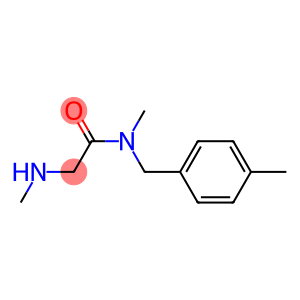 N-methyl-2-(methylamino)-N-[(4-methylphenyl)methyl]acetamide