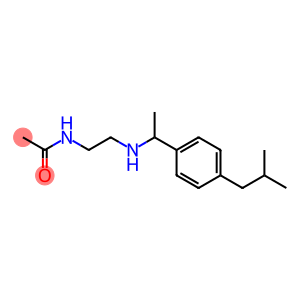 N-[2-({1-[4-(2-methylpropyl)phenyl]ethyl}amino)ethyl]acetamide