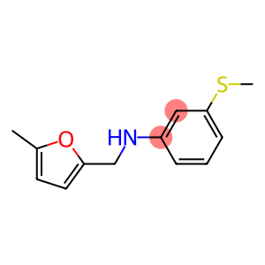 N-[(5-methylfuran-2-yl)methyl]-3-(methylsulfanyl)aniline