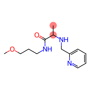 N-(3-methoxypropyl)-2-[(pyridin-2-ylmethyl)amino]propanamide