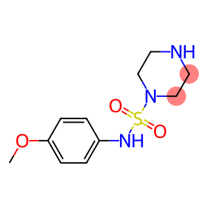 N-(4-methoxyphenyl)piperazine-1-sulfonamide