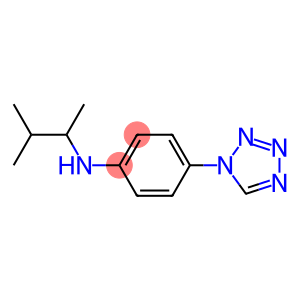 N-(3-methylbutan-2-yl)-4-(1H-1,2,3,4-tetrazol-1-yl)aniline