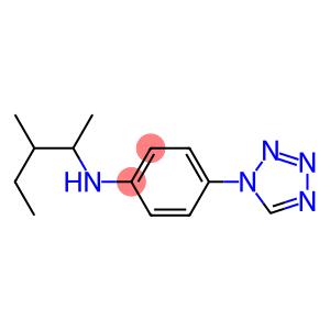 N-(3-methylpentan-2-yl)-4-(1H-1,2,3,4-tetrazol-1-yl)aniline