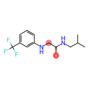 N-(2-methylpropyl)-2-{[3-(trifluoromethyl)phenyl]amino}acetamide