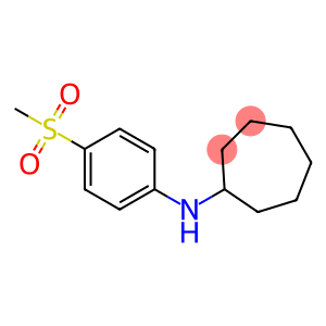 N-(4-methanesulfonylphenyl)cycloheptanamine