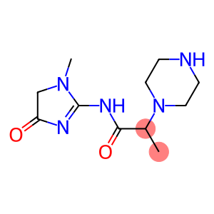 N-(1-methyl-4-oxo-4,5-dihydro-1H-imidazol-2-yl)-2-(piperazin-1-yl)propanamide