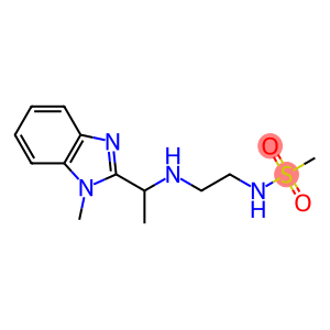 N-(2-{[1-(1-methyl-1H-1,3-benzodiazol-2-yl)ethyl]amino}ethyl)methanesulfonamide