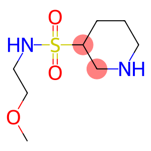 N-(2-methoxyethyl)piperidine-3-sulfonamide