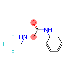 N-(3-methylphenyl)-2-[(2,2,2-trifluoroethyl)amino]acetamide