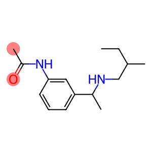N-(3-{1-[(2-methylbutyl)amino]ethyl}phenyl)acetamide