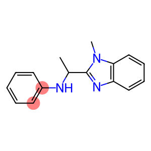 N-[1-(1-methyl-1H-1,3-benzodiazol-2-yl)ethyl]aniline