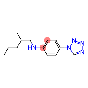 N-(2-methylpentyl)-4-(1H-1,2,3,4-tetrazol-1-yl)aniline