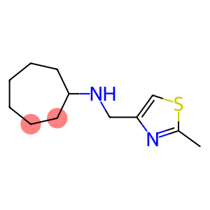 N-[(2-methyl-1,3-thiazol-4-yl)methyl]cycloheptanamine