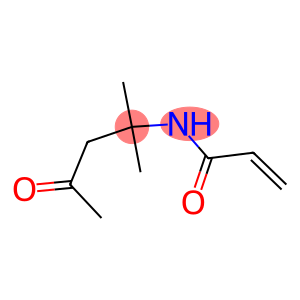 N-(2-methyl-4-oxopentan-2-yl)prop-2-enamide