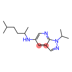 N-(5-methylhexan-2-yl)-1-(propan-2-yl)-1H-pyrazolo[3,4-b]pyridin-5-amine